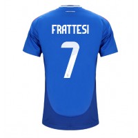 Camiseta Italia Davide Frattesi #7 Primera Equipación Replica Eurocopa 2024 mangas cortas